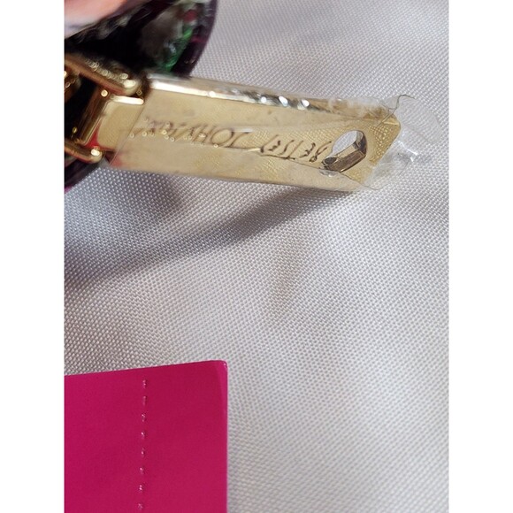 NWT Betsey Johnson Crossbody Rainbow Xodanie Handbag Purse Patent Leather Bow - Picture 7 of 14